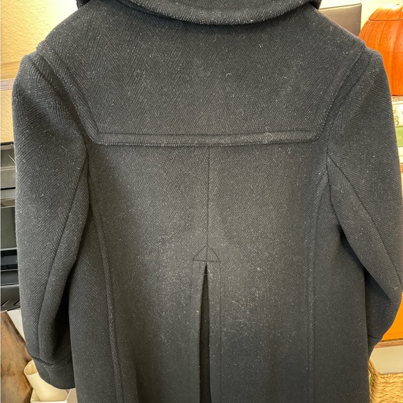 EUC Burberry black wool horn toggle coat - Picture 9 of 9